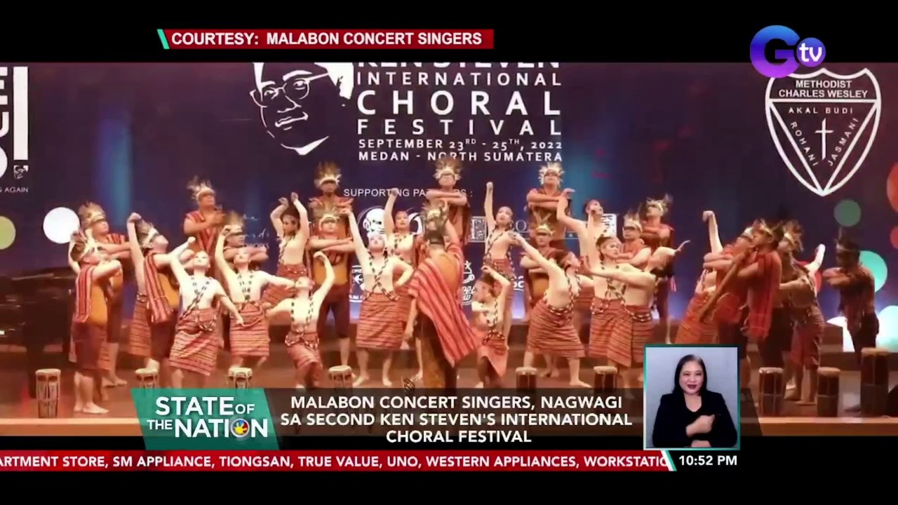 Malabon Concert Singers, nagwagi sa Second Ken Steven's International Choral Festival | SONA