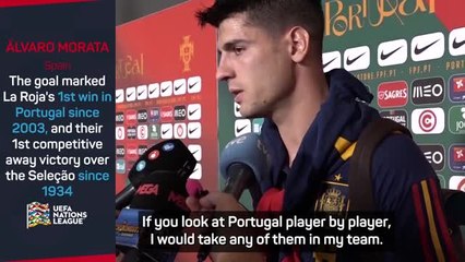 Players react to 'smash n' grab' Spain in Portugal