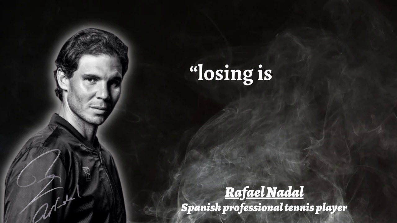 Rafael Nadal quotes on Roger Federer || Motivat yourself || #motivational #quotes