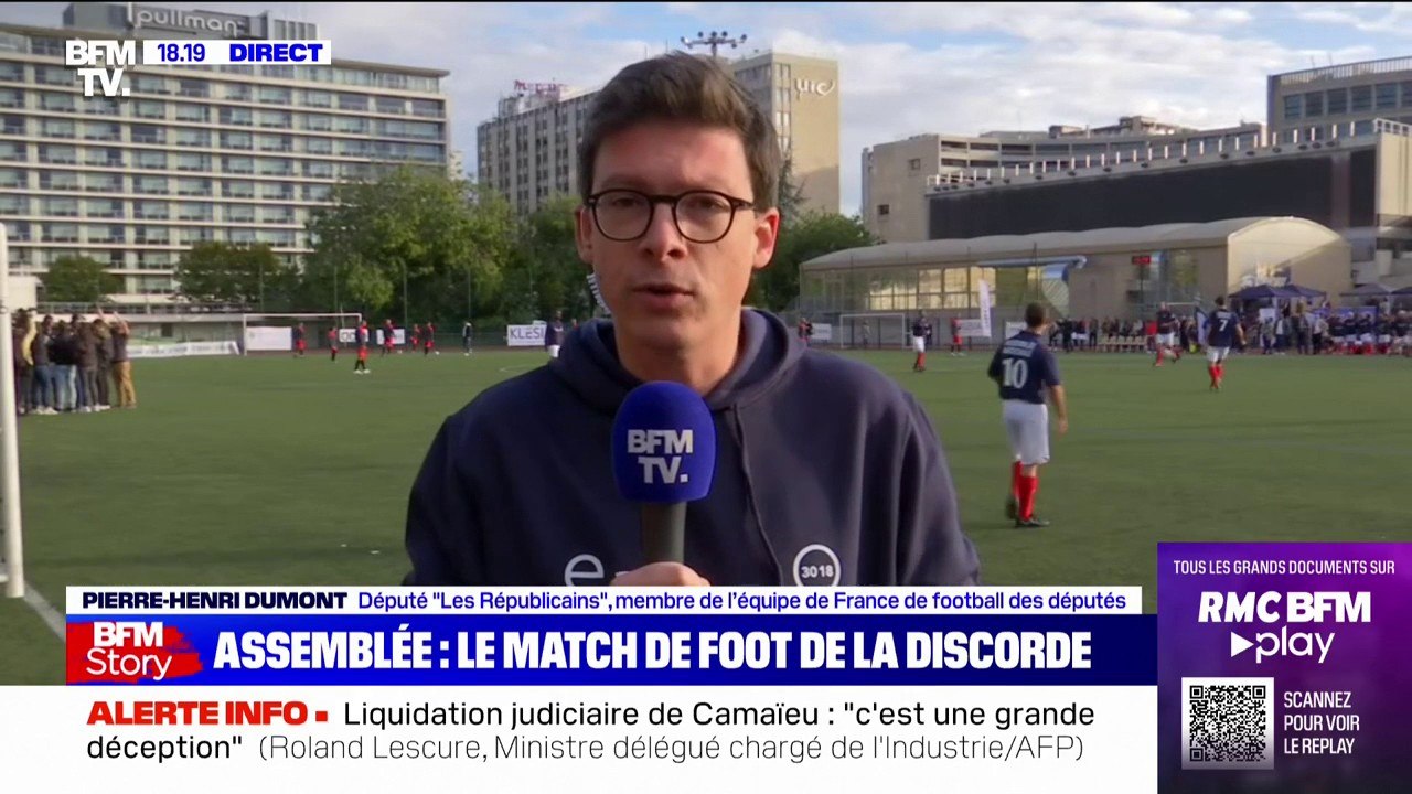 Pierre-Henri Dumont: "Ce n'est pas parce qu'on fait une passe à un mec d'extrême droite ou d'extrême gauche qu'on le devient"