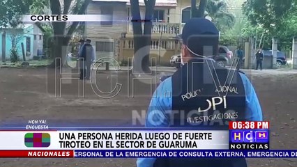 Tiroteo deja al menos una persona herida en La Lima, Cortés