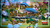 Sahih Bukhari Hadees No.65 _ Hadees Nabvi in Urdu _ Bukhari Hadees _ Bukhari Shareef in Urdu