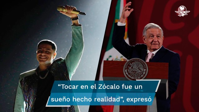 Eduin Caz de Grupo Firme responde a AMLO tras sus dichos en la mañanera de “Ya supérame”