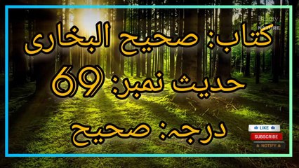 Sahih Bukhari Hadees No.69  Hadees Nabvi in Urdu  Bukhari Hadees  Beauty of NatureAR