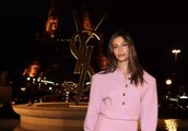 Hailey Bieber Made Barbiecore Businesswear Work for Off-Hours During Paris Fashion Week
