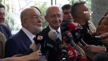 Karamollaoğlu ile Kılıçdaroğlu'ndan ortak açıklama
