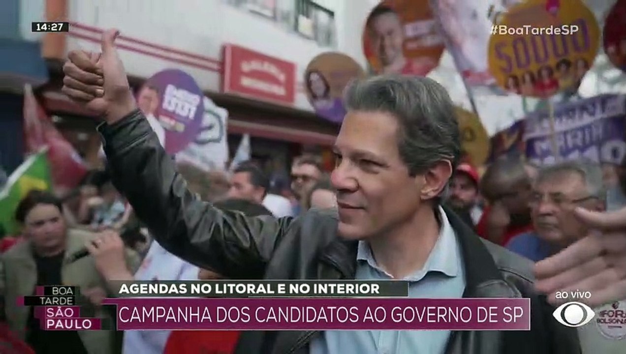 Reta final da campanha para o governo de SP 28/09/2022 15:07:33