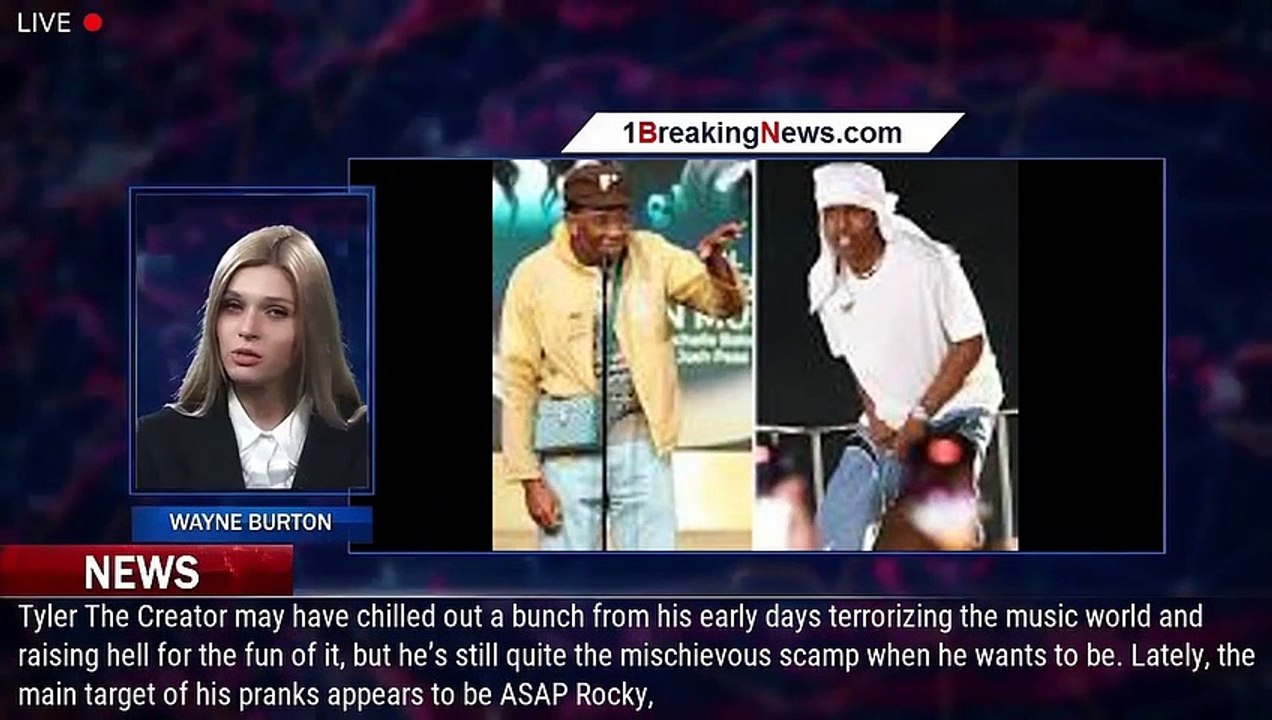 Tyler The Creator Immortalizes ASAP Rocky's Mosh Pit Mishap On A