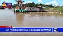 Loreto: se registra caos y pérdidas económicas por bloqueo en río Marañón