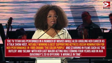 Oprah Winfrey drops a huge hint she's planning a return to acting