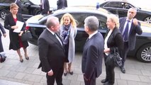 BUDAPEŞTE - TBMM Başkanı Şentop, Macaristan Meclis Başkanı Köver ile görüştü (1)
