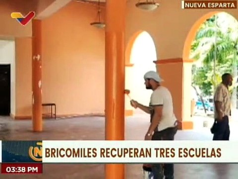 Nueva Esparta | Más de 2 mil niños recibirán clases en aulas reparadas por las Bricomiles