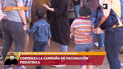 Comienza la campaña de vacunación pediátrica