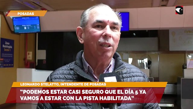“Podemos estar casi seguro que el día 5 ya vamos a estar con la pista habilitada”