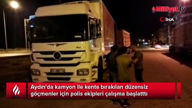 Söke'de polis ekipleri düzensiz göçmenlere karşı alarma geçti