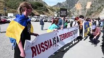 'Desertores russos, vocês não são bem-vindos'