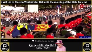 In Full - Queen Elizabeth's Coffin Leaves Buckingham Palace For The Final Time