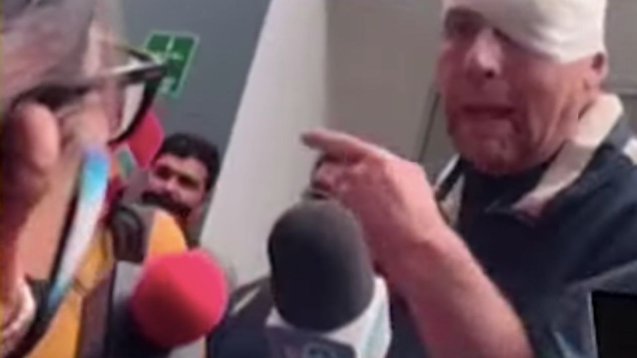 Golpean a Alfredo Adame en incidente donde murió un policía Vídeo