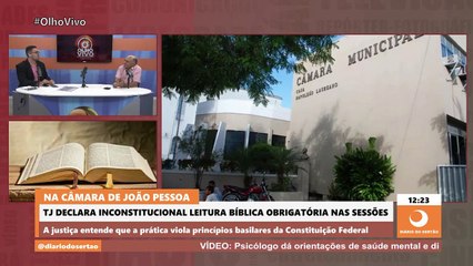 Padre critica decisão que considera inconstitucional leitura bíblica obrigatória na Câmara de JP