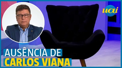 Carlos Viana falta à entrevista da TV Alterosa