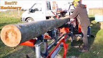 Amazing Skill Cutting Big Tree ChainSaw Machines - Heavy Biggest Felling Tree Machine Working