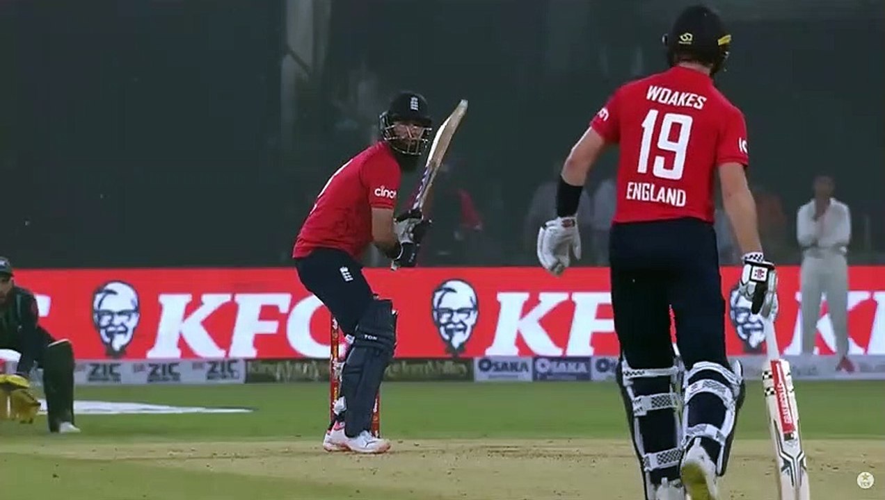 Haris Rauf vs Moeen Ali  13 Runs in 1 Over Pakistan vs England 5th T20
