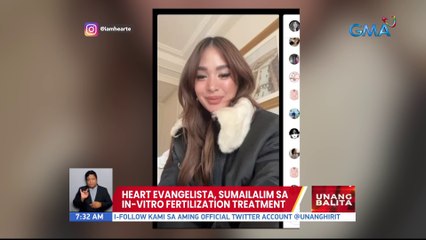 Heart Evangelista, sumailalim sa in-vitro fertilization treatment | UB