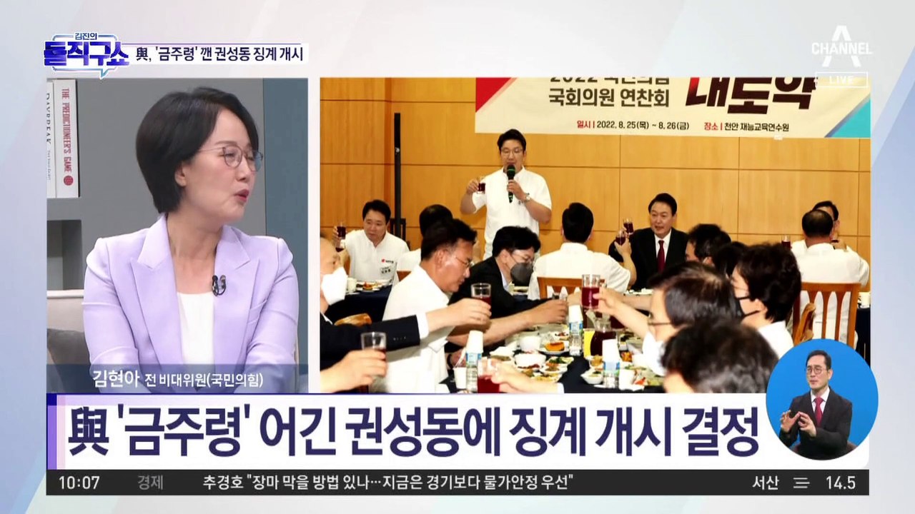 與, ‘금주령’ 깬 권성동 징계 개시…이준석은 일단 유보