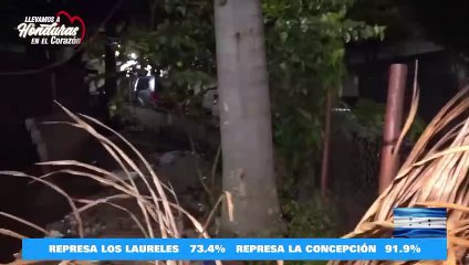 Colapsa antigua posta policial en la col. Centroamérica Oeste de la capital