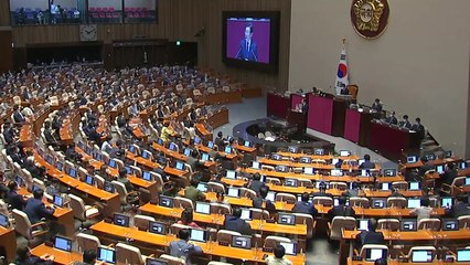 [뉴스라이브] 與, 정진석 교섭단체 대표연설...野 "박진 해임건의안 오늘 처리" / YTN