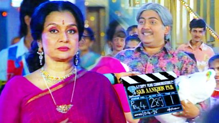 Shooting Of Asha Parekh's Last Film "Sar Aankon Par" (1999) | Dilip Joshi | Flashback Video