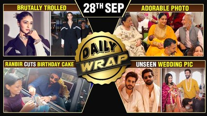 Katrina-Vicky's Unseen Wedding Pic, Ranbir Cuts Birthday Cake, Ananya Brutally Trolled | Top 10 News