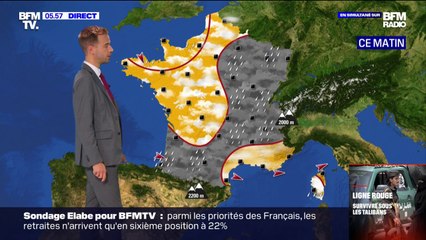 Les averses restent fréquentes ce jeudi dans l'ouest du pays