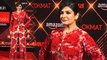 Lokmat Stylish Awards 2022 : Raveena Tandon Red Outfit Look Troll,लोंगो ने कहा ये तो Pizza..।Boldsky