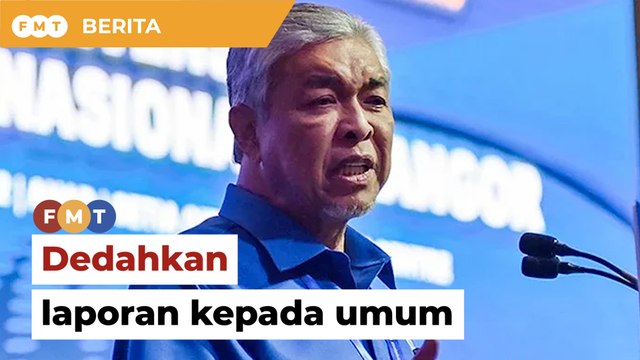 Laporan buku Thomas wajar didedah kepada umum, kata Zahid