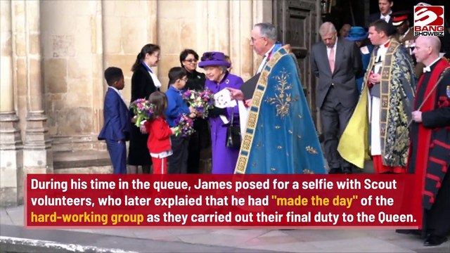 James Blunt Joined Queue To See Queen Elizabeth Lying In State