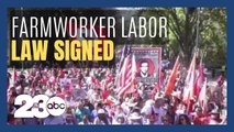 Governor Newsom signs AB 2183 removing roadblocks to unionization for CA farm workers