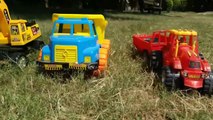 JCB 3DX Fully Loading Mud Tata Tipper _ Mt Tractor _ Dump Truck Pulling Out JCB _ Jugnoo Toys