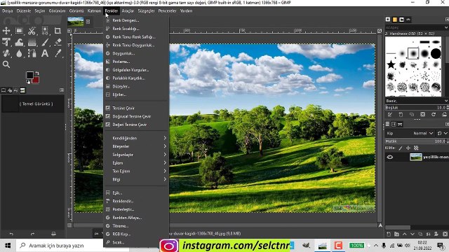 GİMP DERSLERİ 22 GECE EFEKTİ NASIL VERİLİR