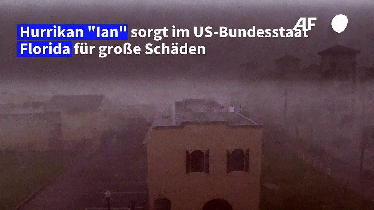 Hurricane 'Ian' sorgt in Florida für schwere Schäden