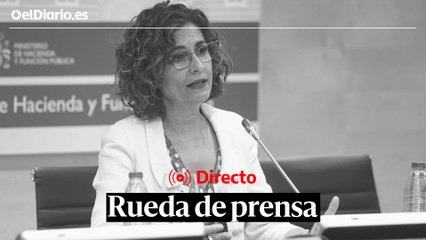 Rueda de prensa de María Jesús Montero