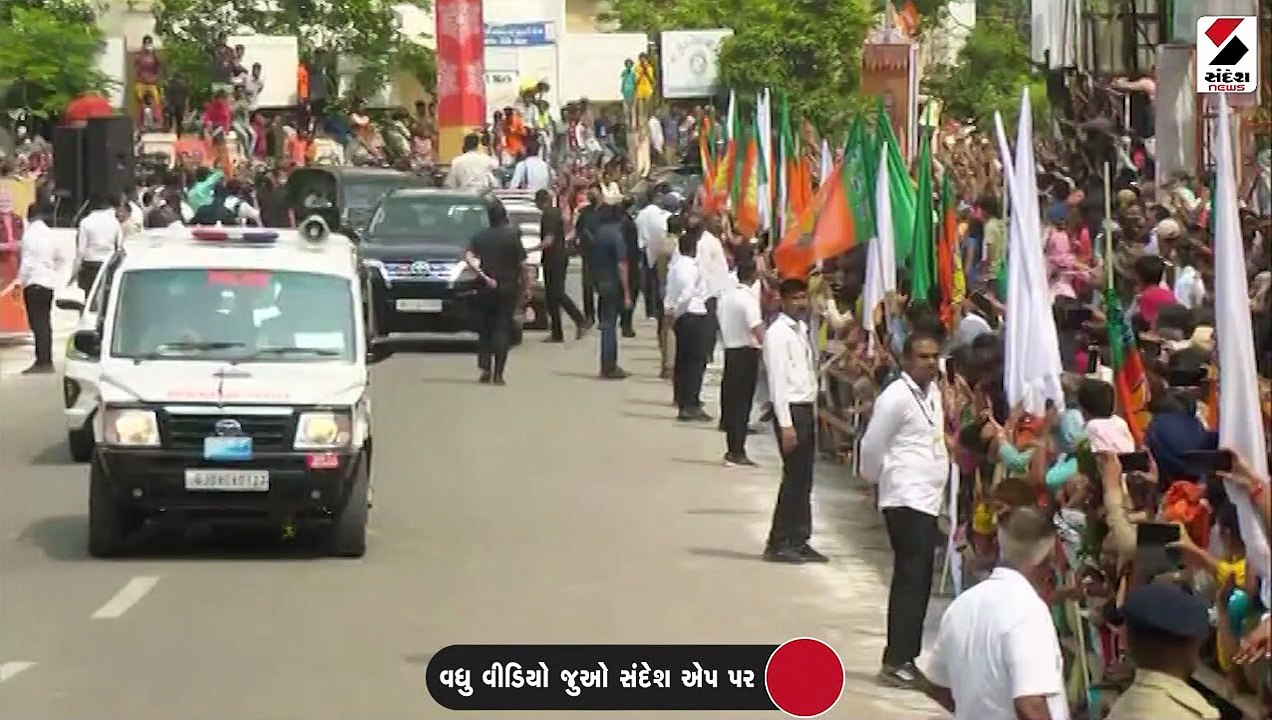 PM મોદીનો મહિલા કોલેજ સર્કલથી જવાહર મેદાન સુધી રોડ-શો યોજાયો