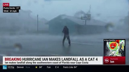 El huracán Ian deja dos muertos y graves inundaciones