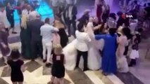 Düğünde 'İstek parça' nedeniyle çıkan kavga kamerada