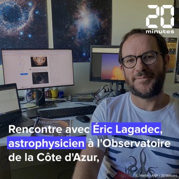 Eric Lagadec, astrophysicien à l'Observatoire de la Côte d'Azur, est une star sur Twitter