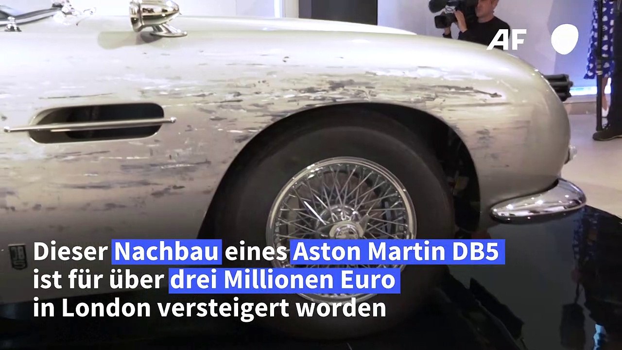 Aston Martin aus Bond-Film für Millionenbetrag versteigert