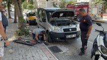 Antalya gündem: Alanya'da otomobilin motor kısmına sıkışan yavru kediyi itfaiye kurtardı