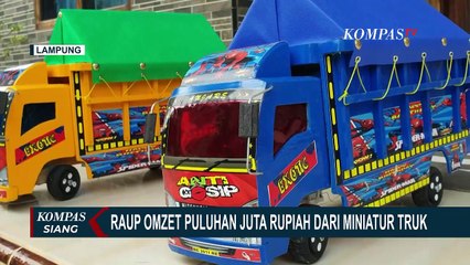 Keren! Warga Kota Metro Lampung Raup Pundi-pundi Rupiah Rp30 Juta Per Bulan dari Truk Mainan