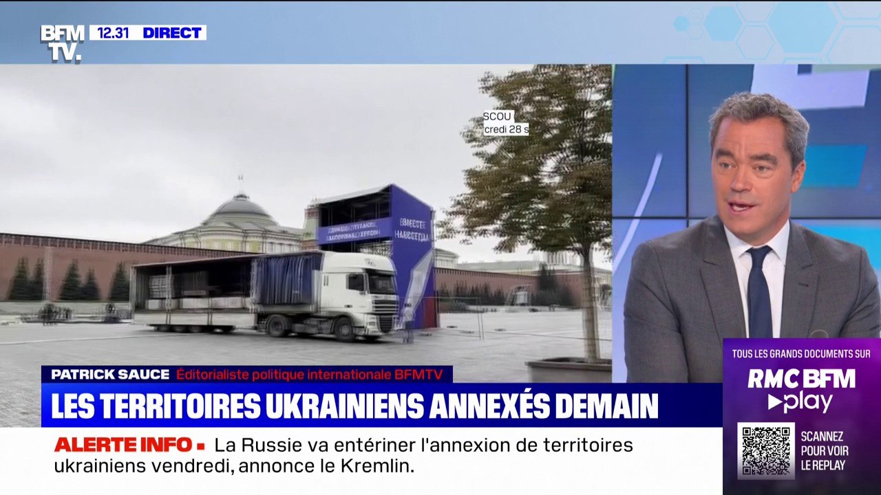 La Russie va entériner l'annexion de territoires ukrainiens vendredi, un discours de Vladimir Poutine attendu