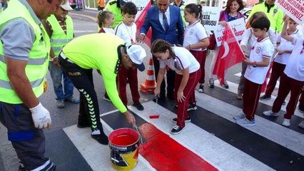 Çanakkale genel haberi | Çanakkale'de yaya önceliğine dikkat çekildi